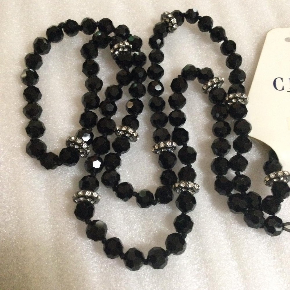 Chaps Black Necklace